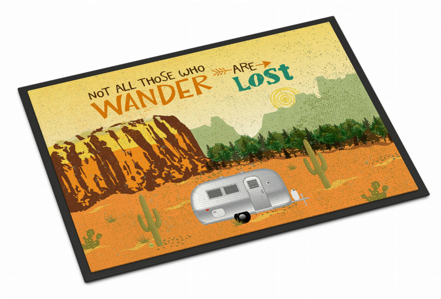 Camping Themed Indoor or Outdoor Mat