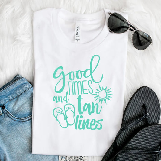 Good Times and Tan Lines Ladies Shirt