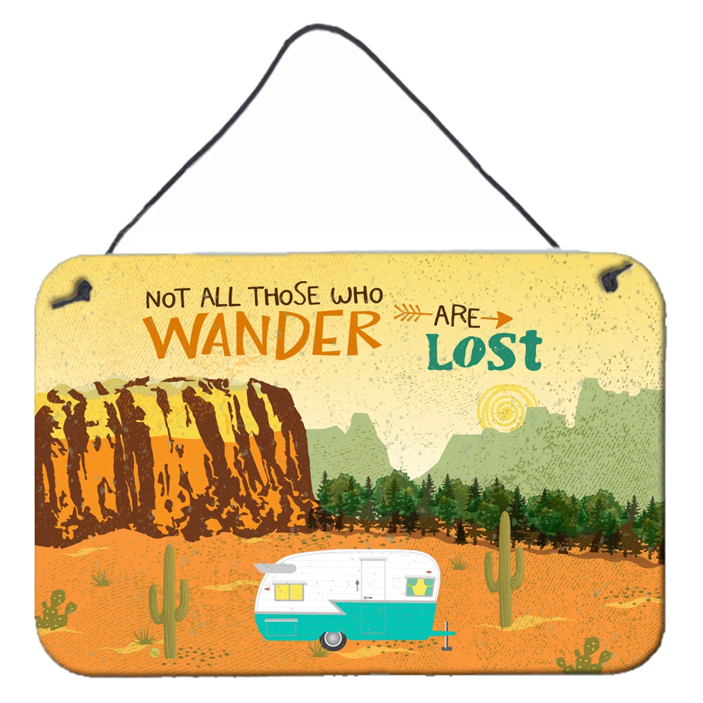 Camper Camping Wander Wall or Door Hanging Prints