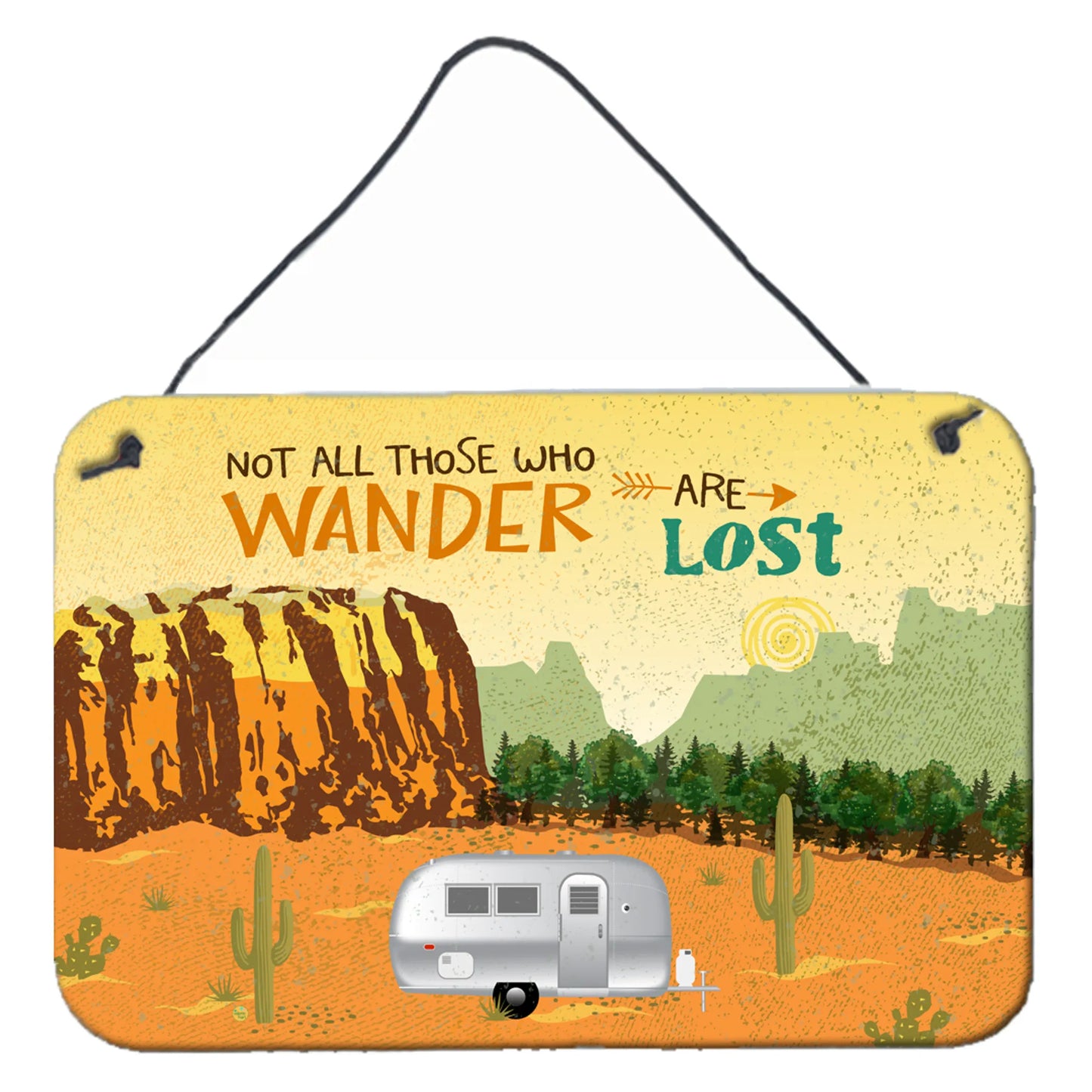 Camper Camping Wander Wall or Door Hanging Prints