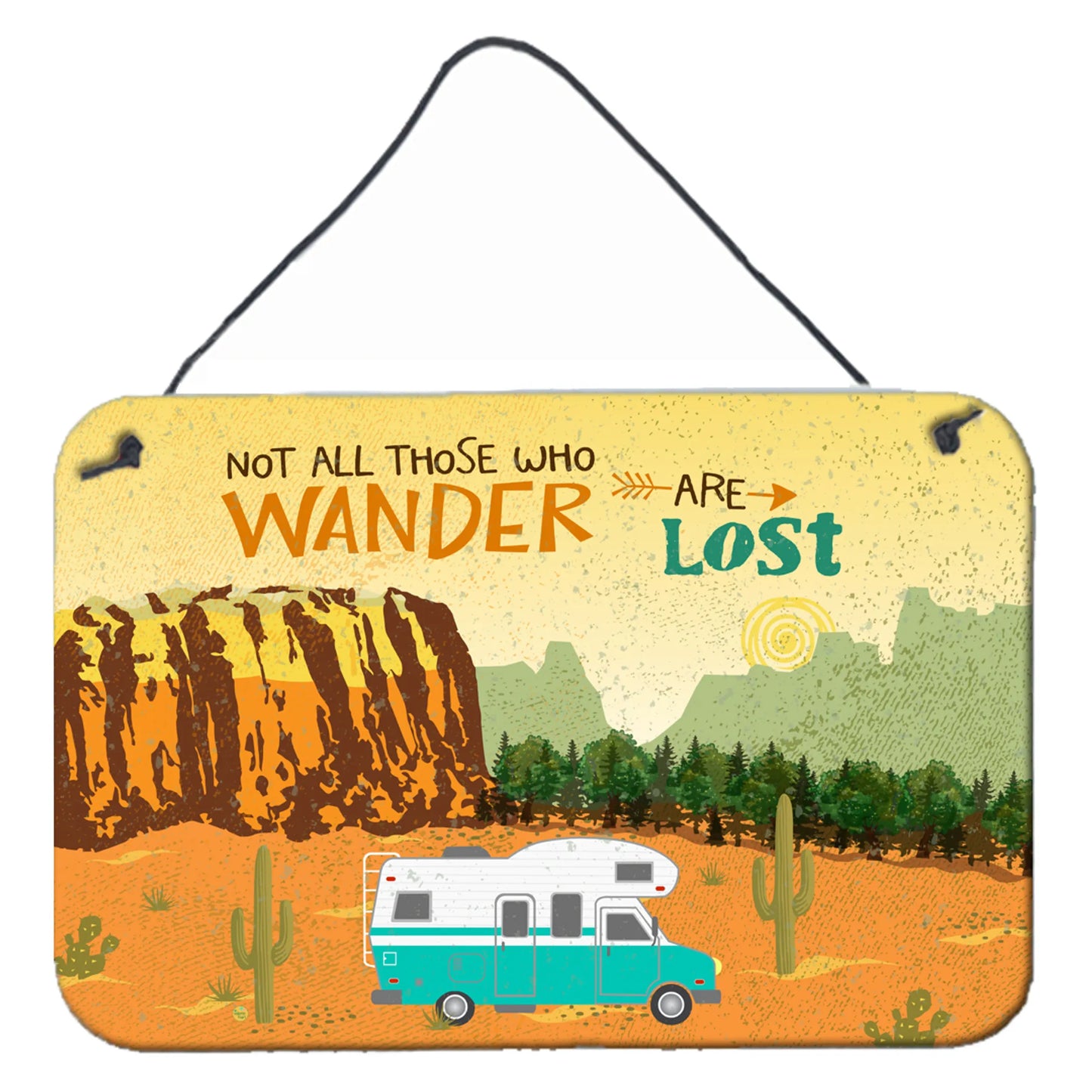 Camper Camping Wander Wall or Door Hanging Prints